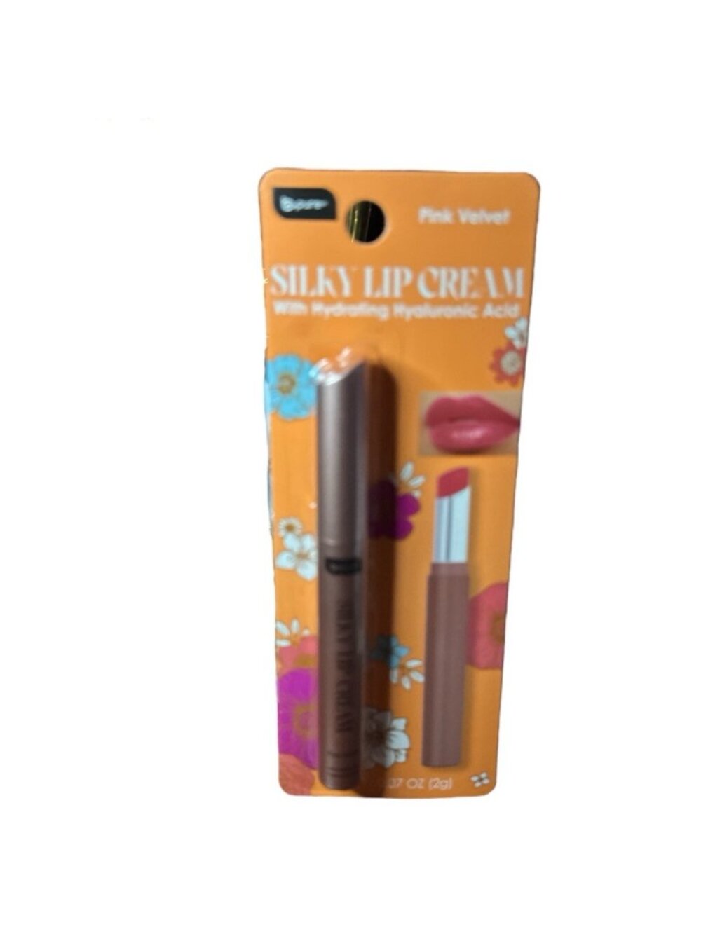 B Pure Silky Lip Cream w/Hydrating  Hyaluronic Acid Pink Velvet 1 Piece Set